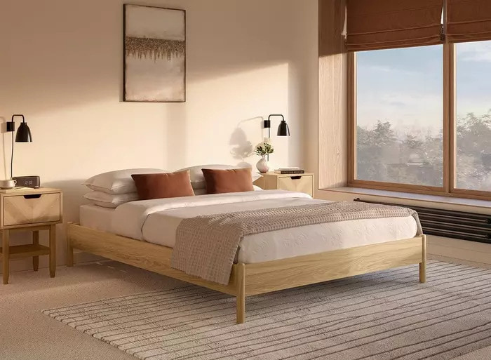 Philomena Wooden Platform Bed Frame